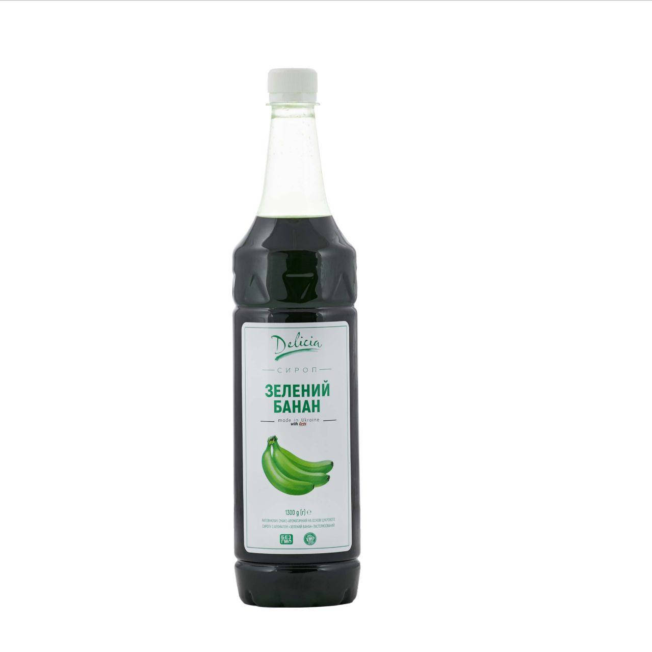 

Сироп Банан Зелёный Delicia 1300 г