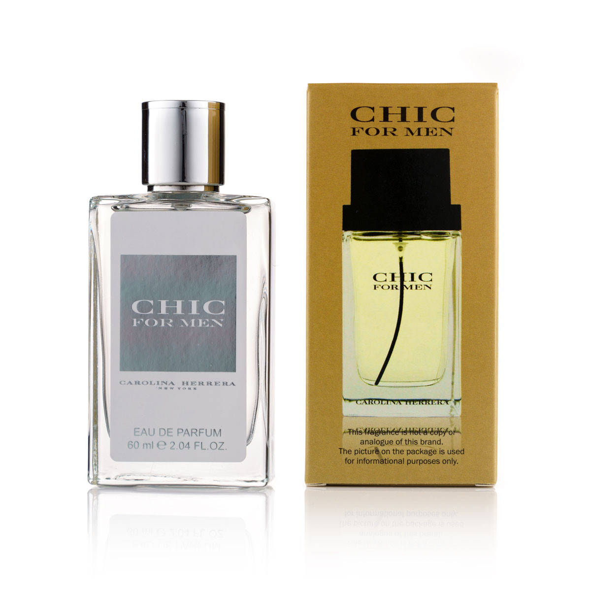 

Мини-парфюм мужской Carolina Herrera Chic For Men 60 мл