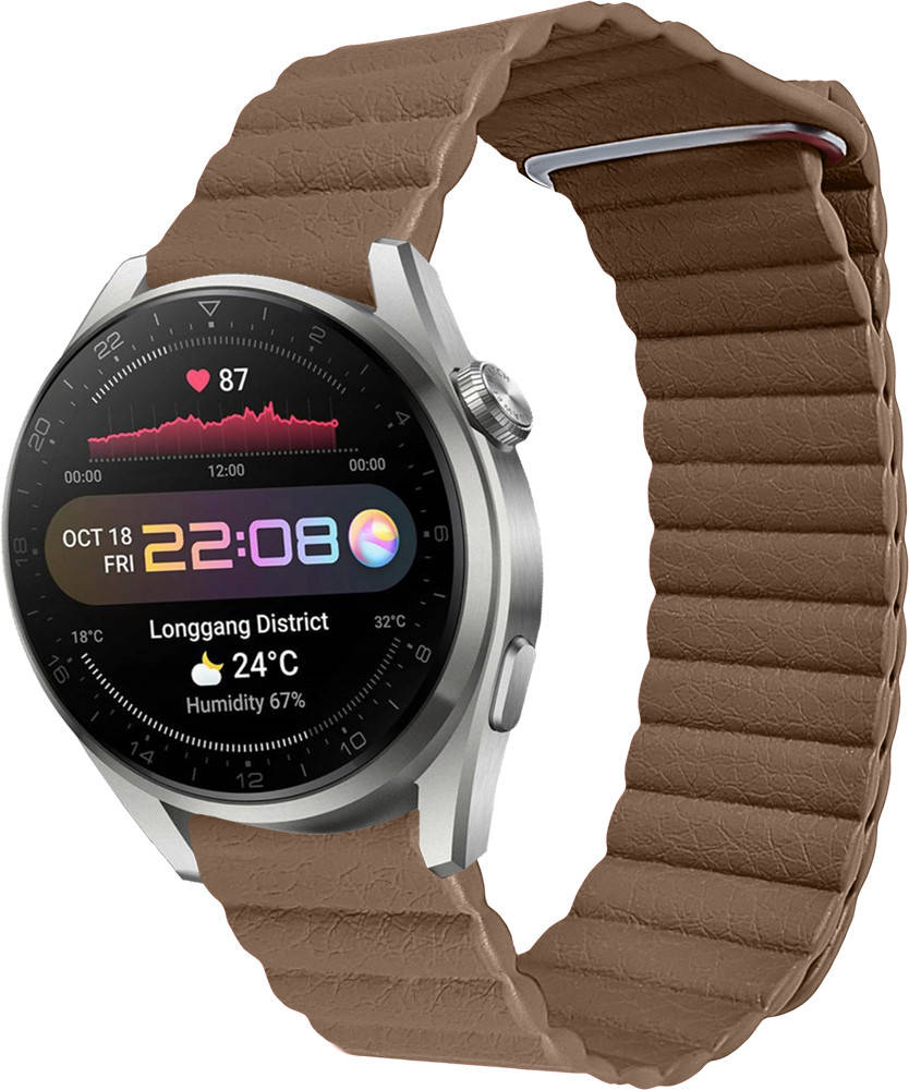 

Кожаный ремешок Genis для Huawei Watch 3 Pro (Хуавей Вотч 3 Про)