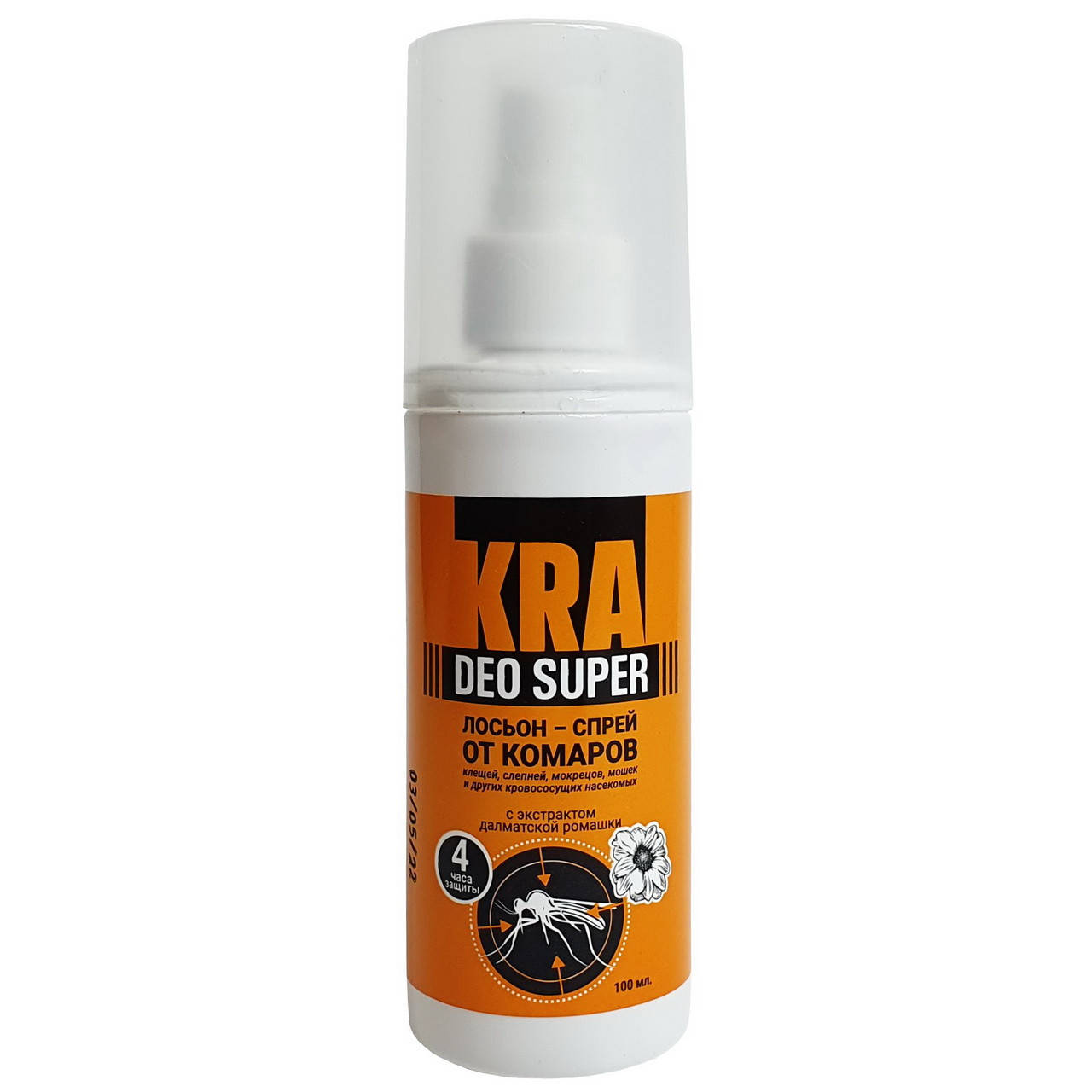 

Лосьон - спрей от комаров KRA Deo Super 100мл (48)