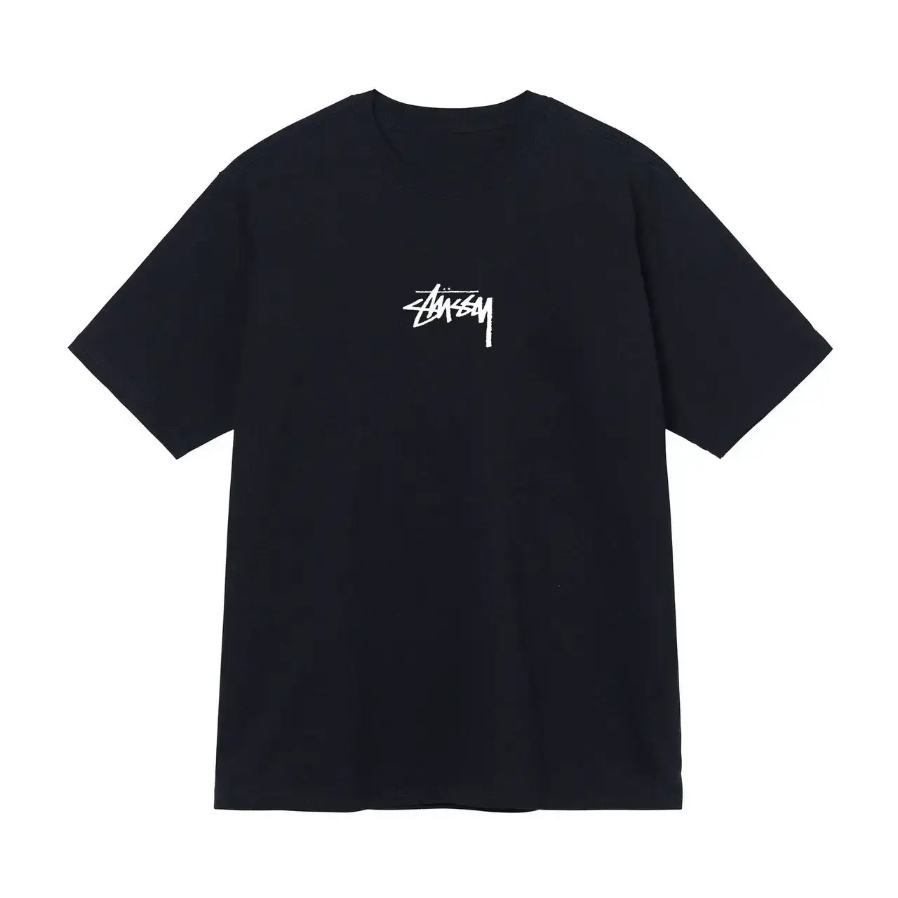 

Мужская черная Футболка Stussy stock box