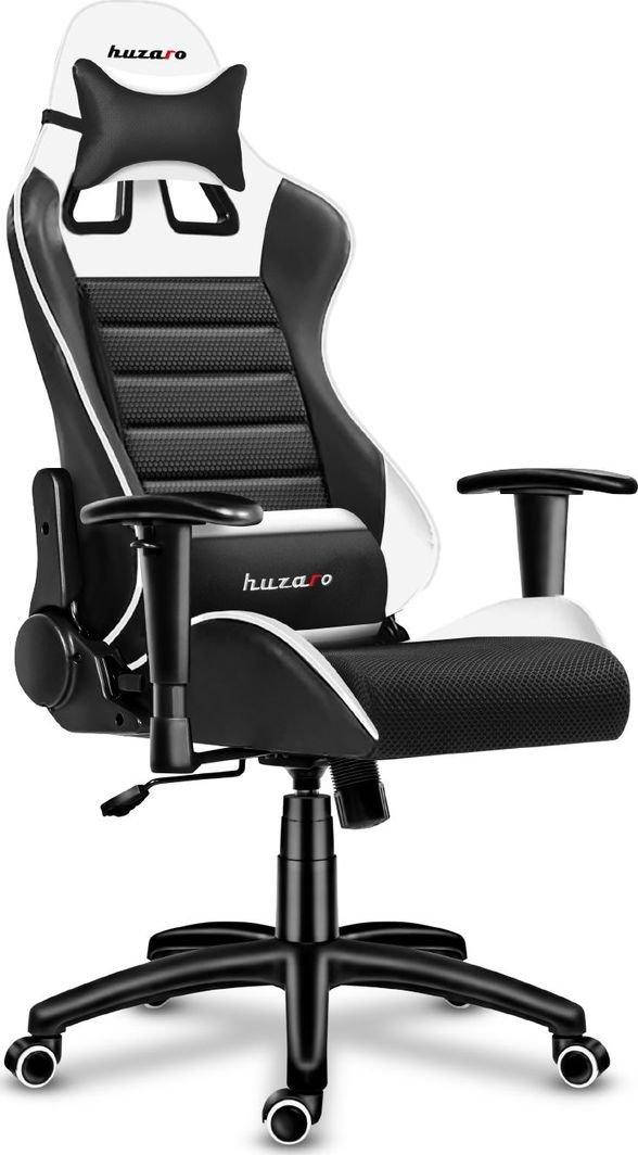 

Компьютерное кресло для геймера Huzaro Force 6.0 black-white mesh, Белый