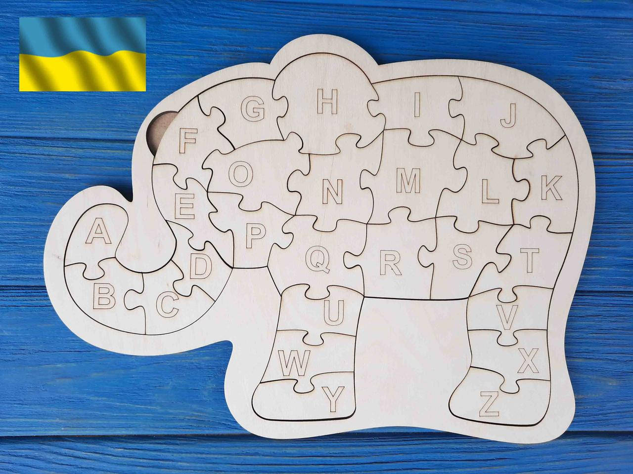 

Алфавит, азбука, пазл английский деревянный