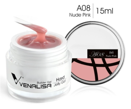 

Гель желе Venalisa №A08 Nude Pink, 15 мл, Розовый
