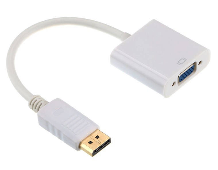 

Переходник адаптер DisplayPort - VGA White (6248), Белый