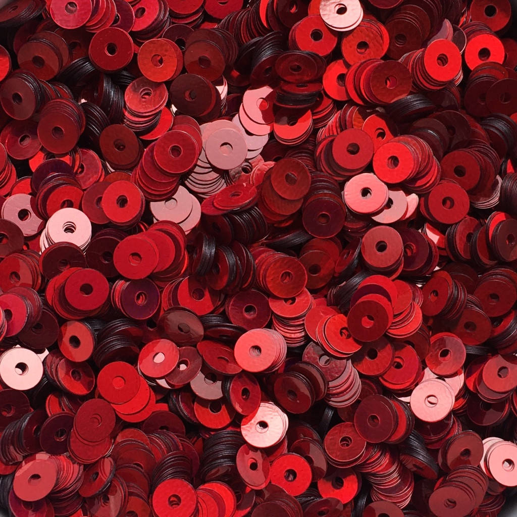 

Пайетки Турция 4 мм. Круглая плоская. Кармин (голограмма). Упаковка 5 гр., Красный