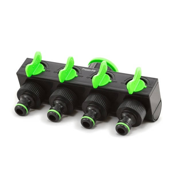 

Кран шаровый Presto-PS на 4 выхода с внутренней резьбой 3/4-1 дюйм (4006)