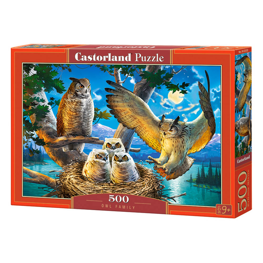 

Пазл "Совиное семейство", 500 элементов Castorland (5904438053322)