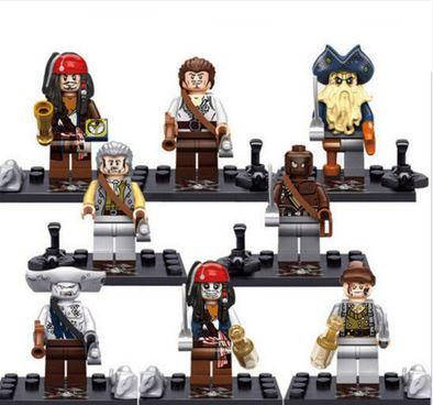

Фигурки человечки пираты карибского моря Джек Воробей для лего lego