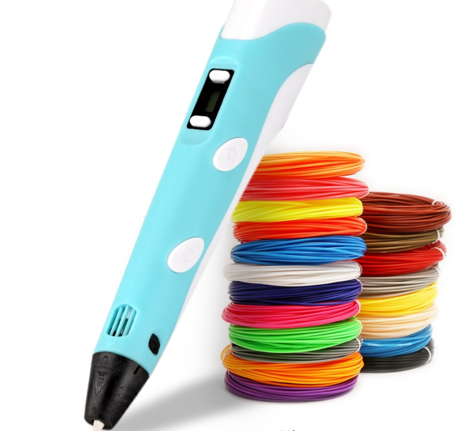 

Ручка 3D с экраном 3DPEN-3 на подставке с пластиком PLA