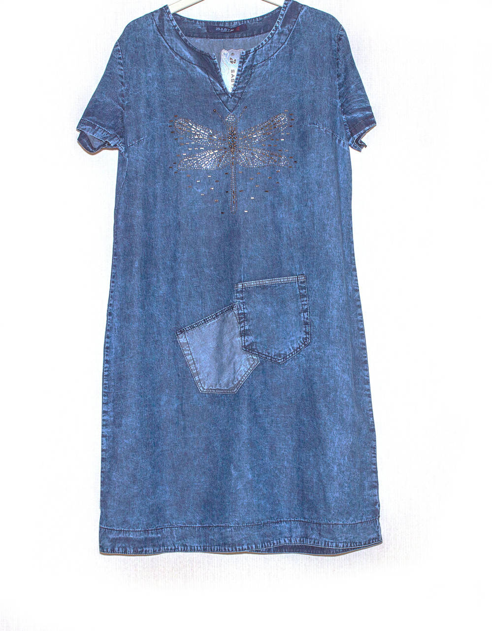 

Джинсова сукня туреччина великого розміру XL,2XL,3XL XL