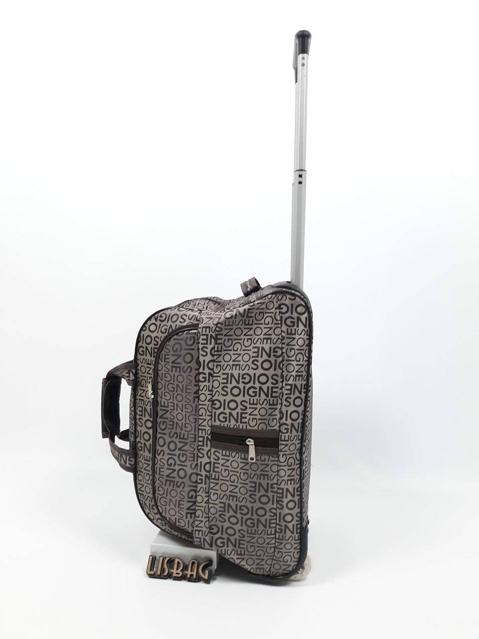 

Сумка на колесах Средняя L (65л) (60*32*36) чемодан дорожная сумка валіза на колесах с фиолетовым отливом, Фиолетовый