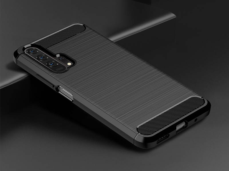 

TPU чехол накладка Urban для Huawei Nova 5T (3 цвета) черный