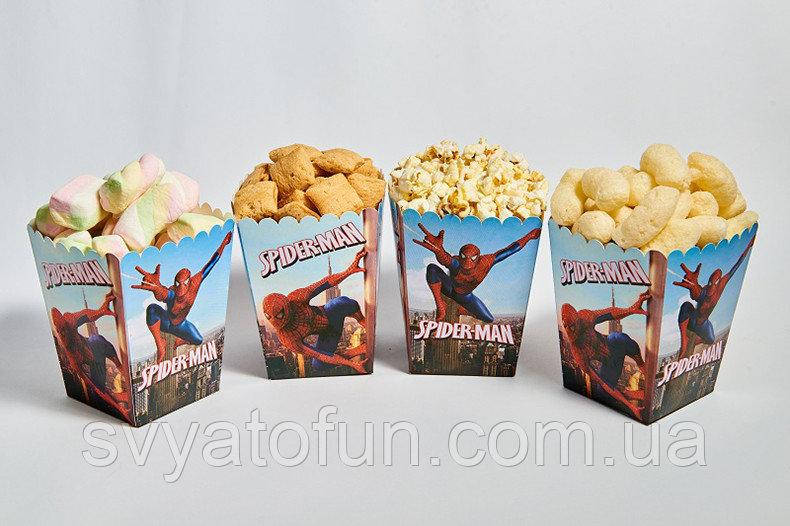 

Коробочка для попкорна и сладостей Человек паук