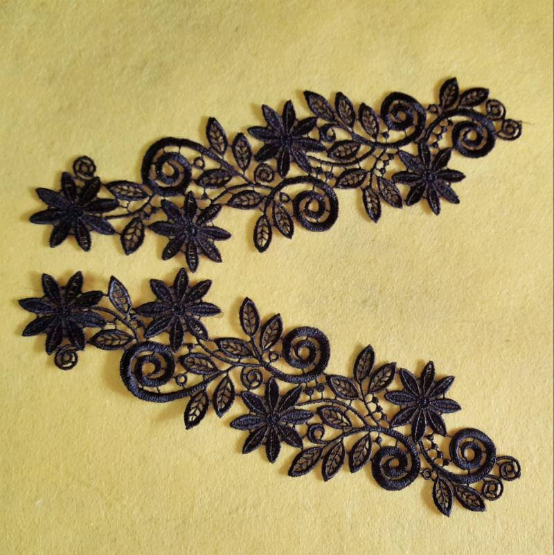 

28*8см Лейсы черные /пара