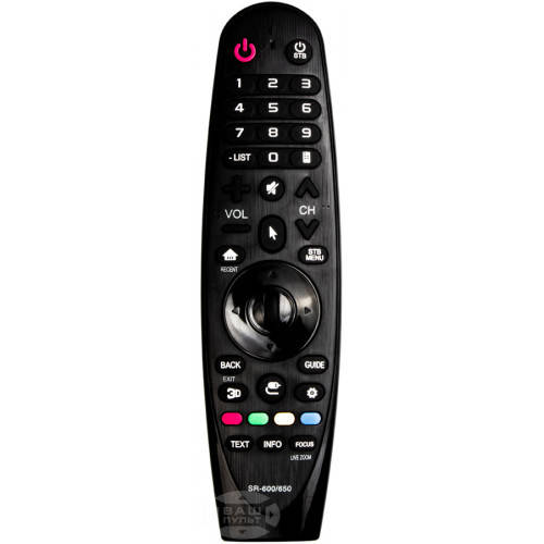 

Универсальный пульт HUAYU SR-600 для LG Smart TV