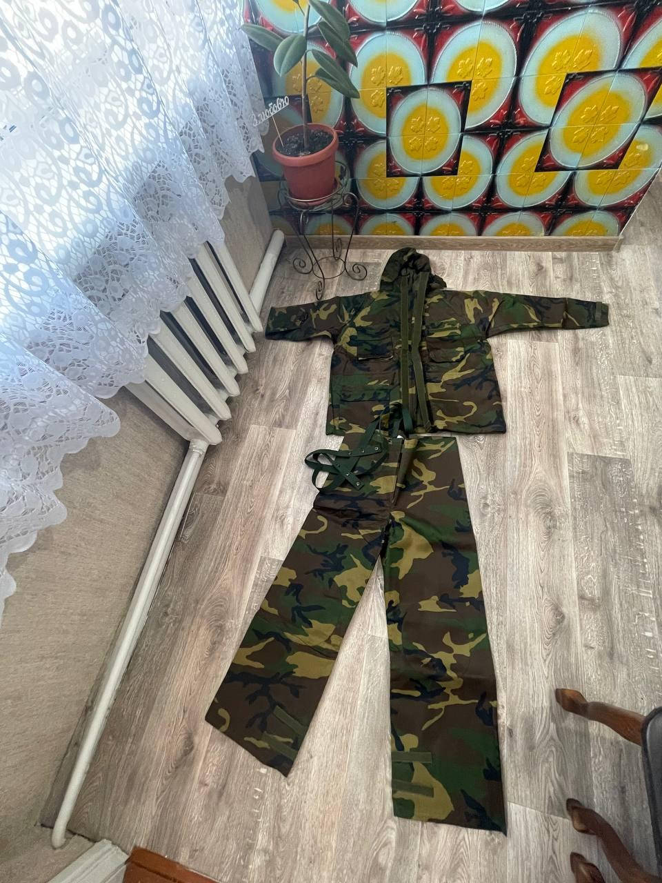 

КОМПЛЕКТ ХИМЗАЩИТЫ Kärcher NBC В РАСЦВЕТКЕ BDU, Woodland Италия, ОРИГИНАЛ.