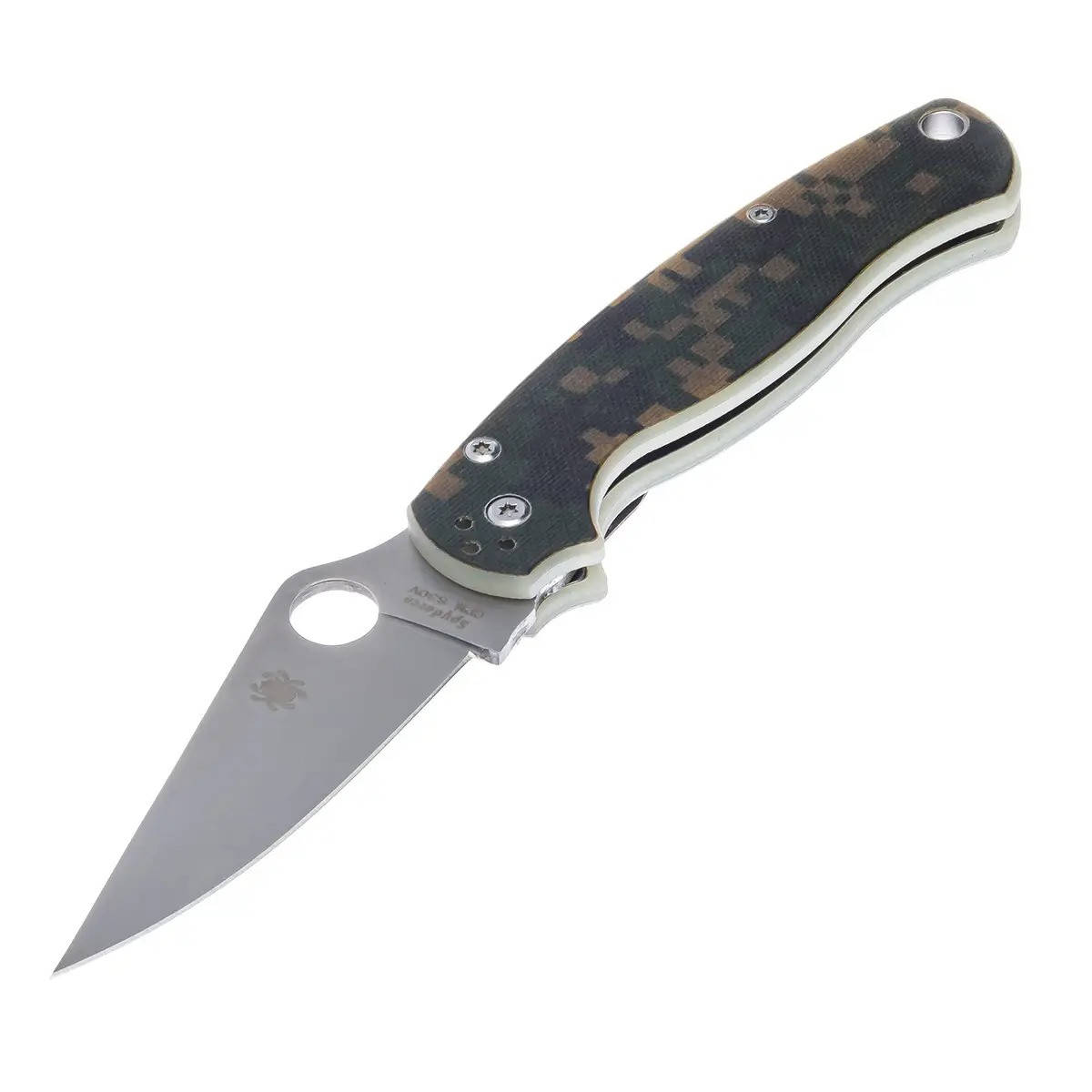 

Нож складной Spyderco A8 Camo, Черный