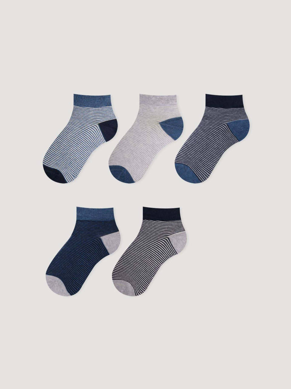 

Носки для мальчика укороченные летние в полосочку, Bross (размер 31-33(6-8л))