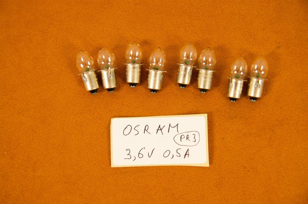 

Лампочка для фонарика (фары) OSRAM PR3 3,6V 0,5A