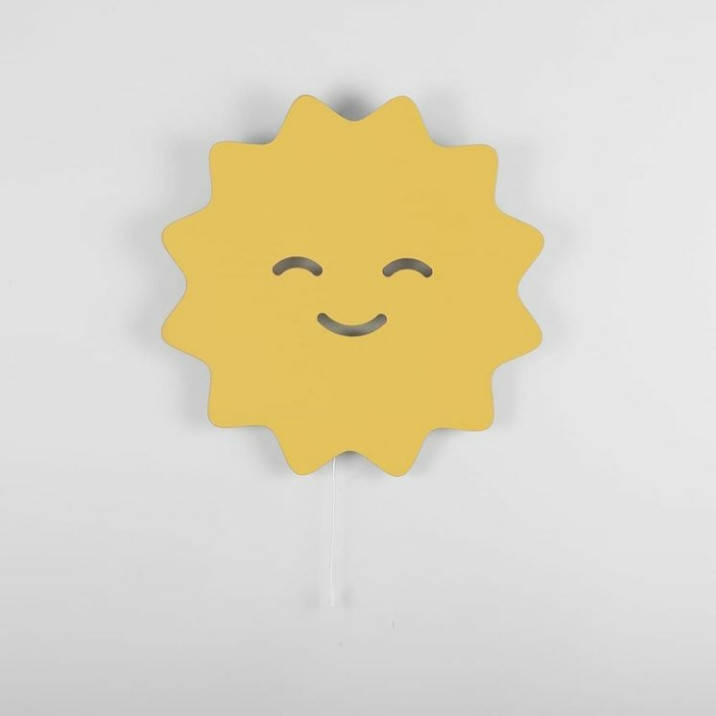 

Настенный ночник ручной работы "Солнце"