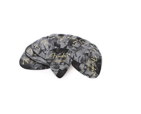 

FENDER 351 PREMIUM CELLULOID BLACK MOTO MEDIUM Медіатор MEDIUM чорний