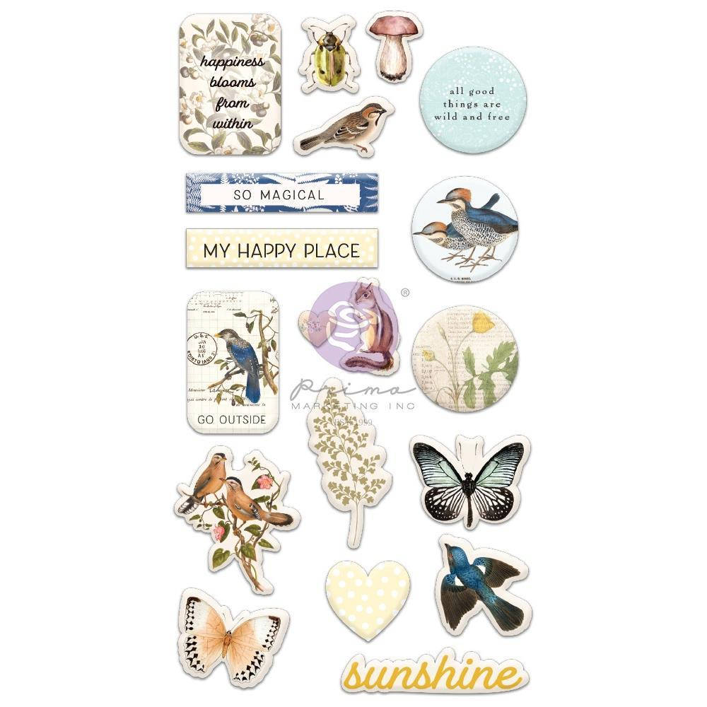 

Наклейки паф - Nature Lover - Prima Marketing - 19 ел.