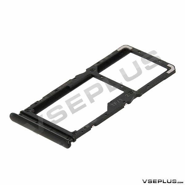 

Держатель SIM карты Xiaomi Redmi Note 7, с разъемом на карту памяти, черный