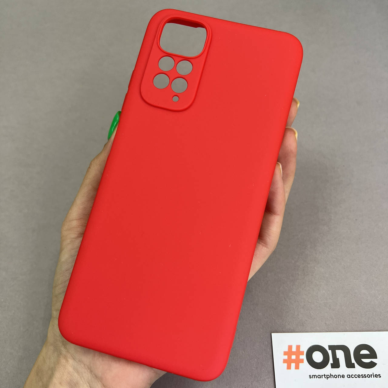 

Чехол для Xiaomi Redmi Note 11 Pro однотонный силиконовый чехол на телефон сяоми нот 11 про красный HLG