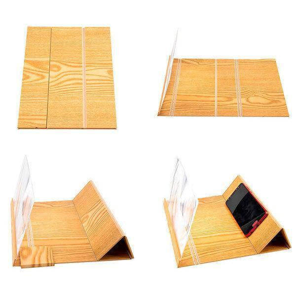 

3D увеличитель экрана телефона Enlarged Screen Magnifier (Светлое дерево), жми купитьь