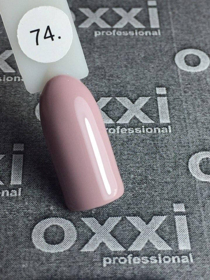 

Гель-лак Oxxi Professional № 74 (светлый бежевый), 10 мл