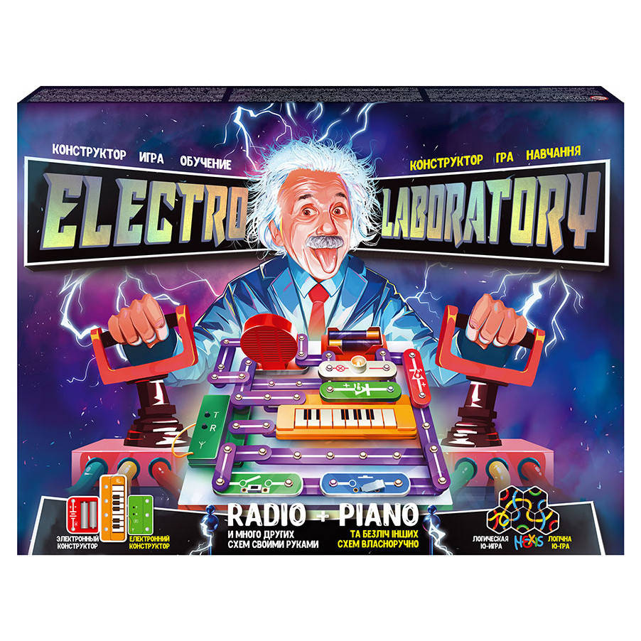 

Электронный конструктор Danko toys Electro Laboratory FM Radio+Piano (ELab-01-03)