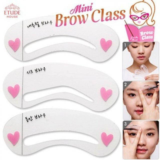 

Трафареты для бровей Mini Brow Class 00028