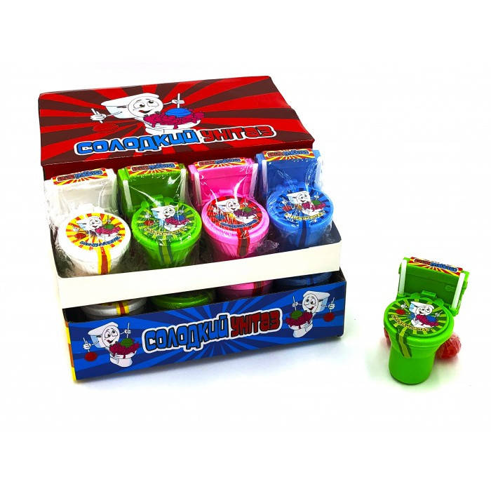 

Леденцы на палочке Сладкий унитаз 24 шт