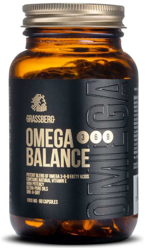

GRASSBERG Омега 3+6+9 1000 мг №60