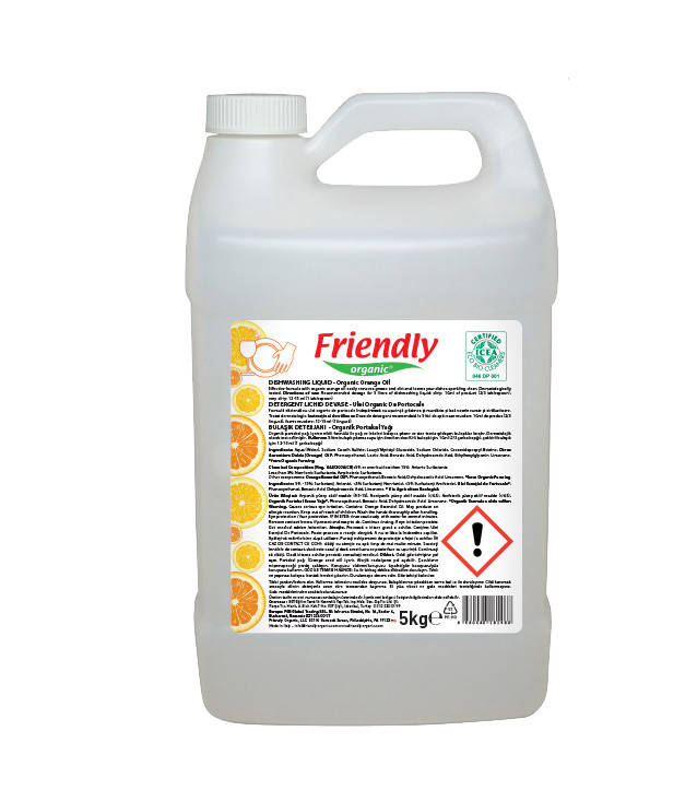 

Органическое средство для мытья посуды Friendly Organic c апельсиновым маслом 5000 мл