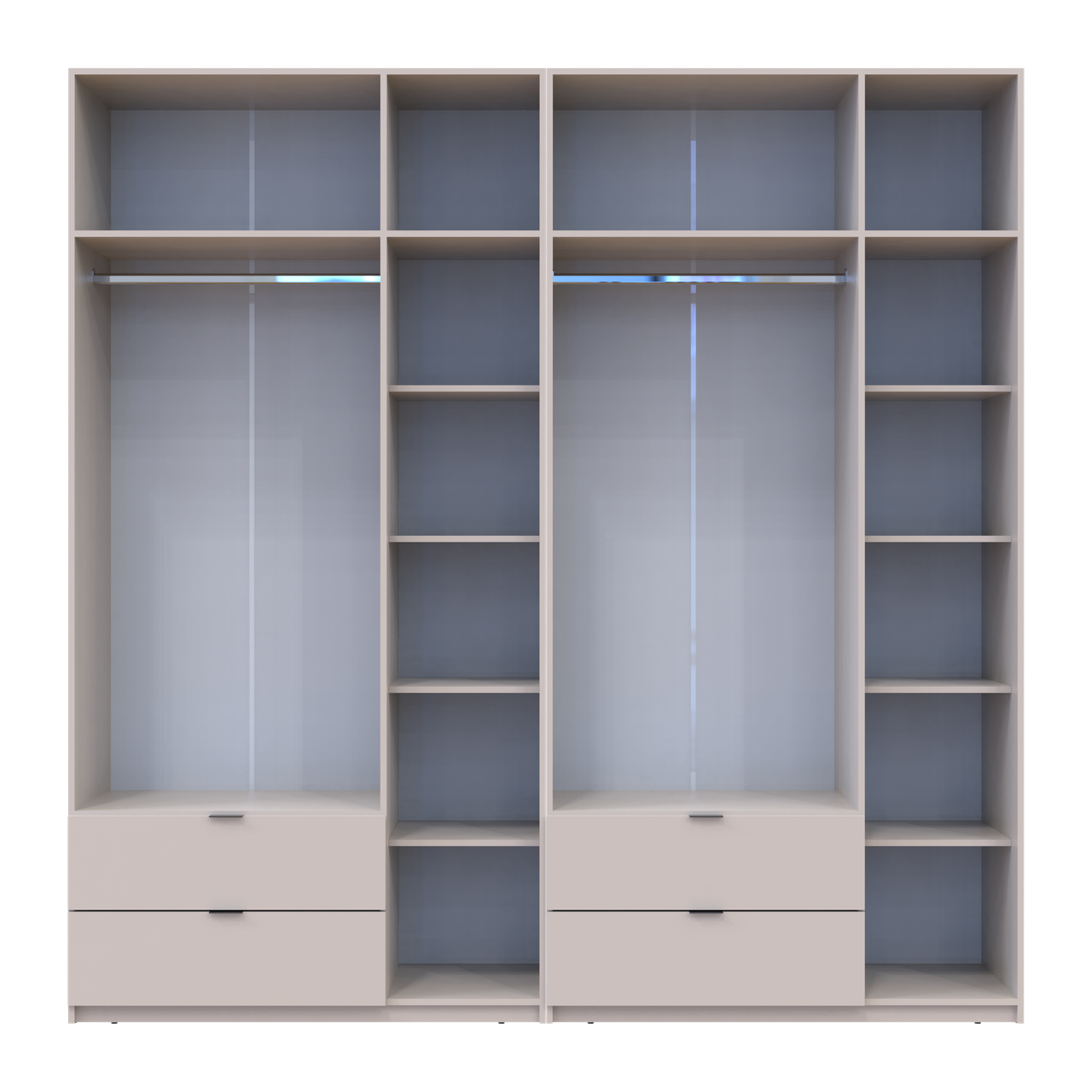 Розпашна Шафа для одягу Doros Лукас Кашемір 3+3 ДСП 240х50х240 (42005108) 5