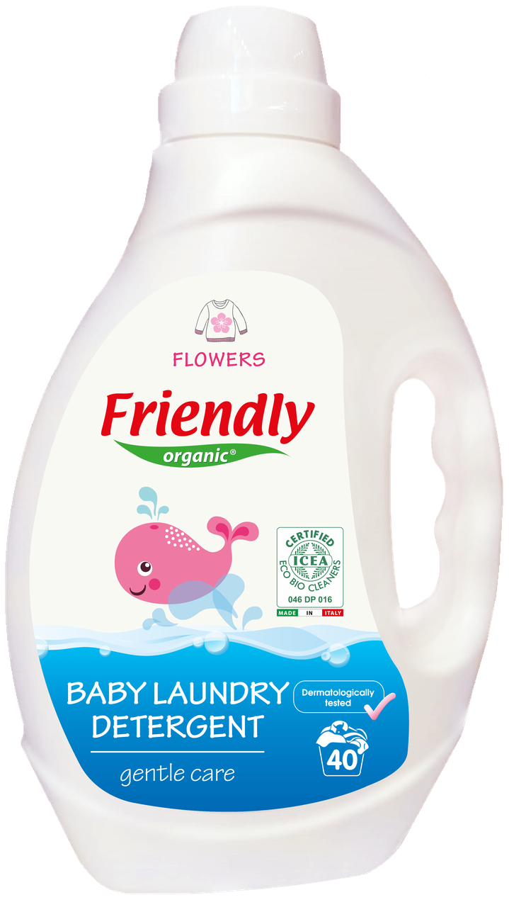 

Органический жидкий стиральный порошок Friendly Organic цветы 2000 мл (40 стирок)