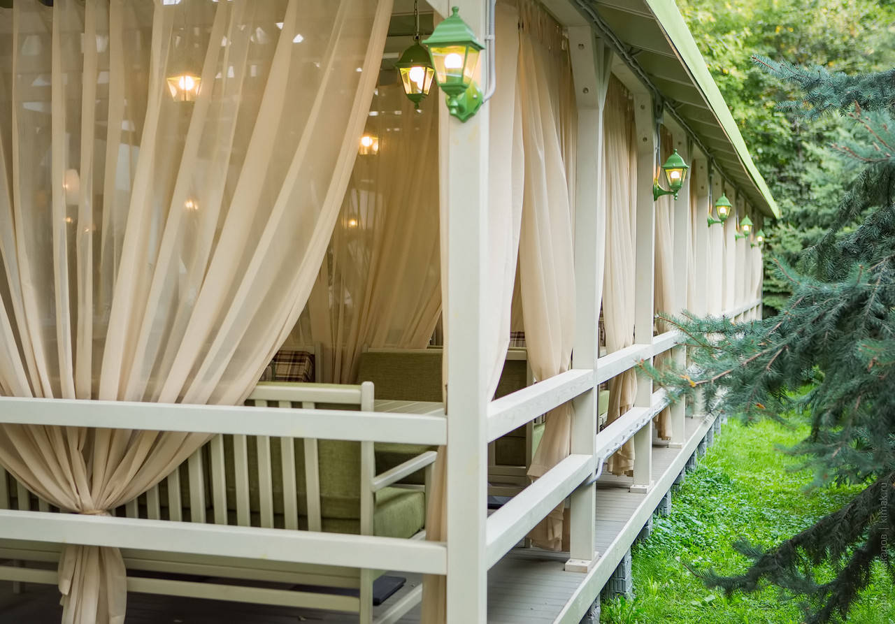 

Шторы для беседок и террас с антимоскитной пропиткой