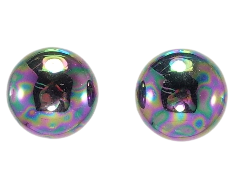 

Серьги Xuping Позолота 18K гвоздики (пусеты) "Черные жемчужины" ø 12мм