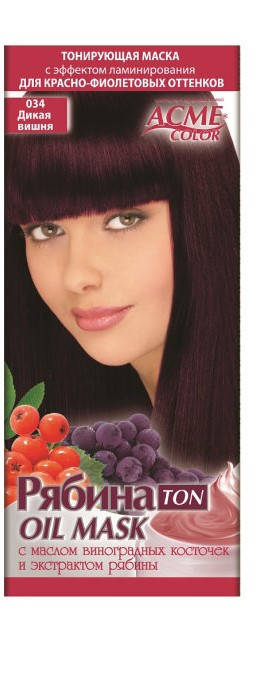 

Acme Color Тонирующая маска "Рябина Ton Oil Mask" 034 (Дикая вишня)