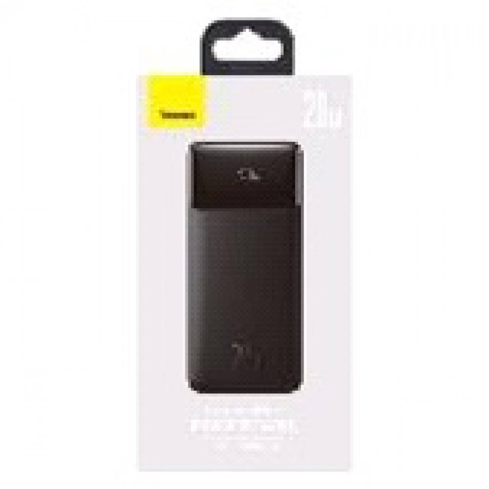 

Baseus (PPDML-L) Bipow Digital Display Power bank 10000mAh 20W — PPDML-L01 Black
