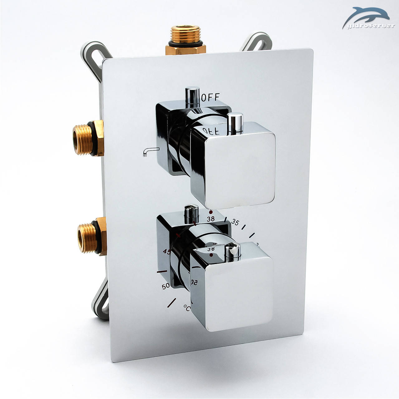 

Термостатический смеситель для скрытого монтажа KVTB-03., Хром