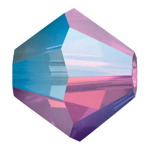 

Хрустальные биконусы Preciosa (Чехия) 4 мм Amethyst Opal ABx2, Разные цвета