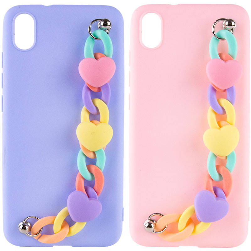 

Чехол Chained Heart c подвесной цепочкой для Xiaomi Redmi 9A