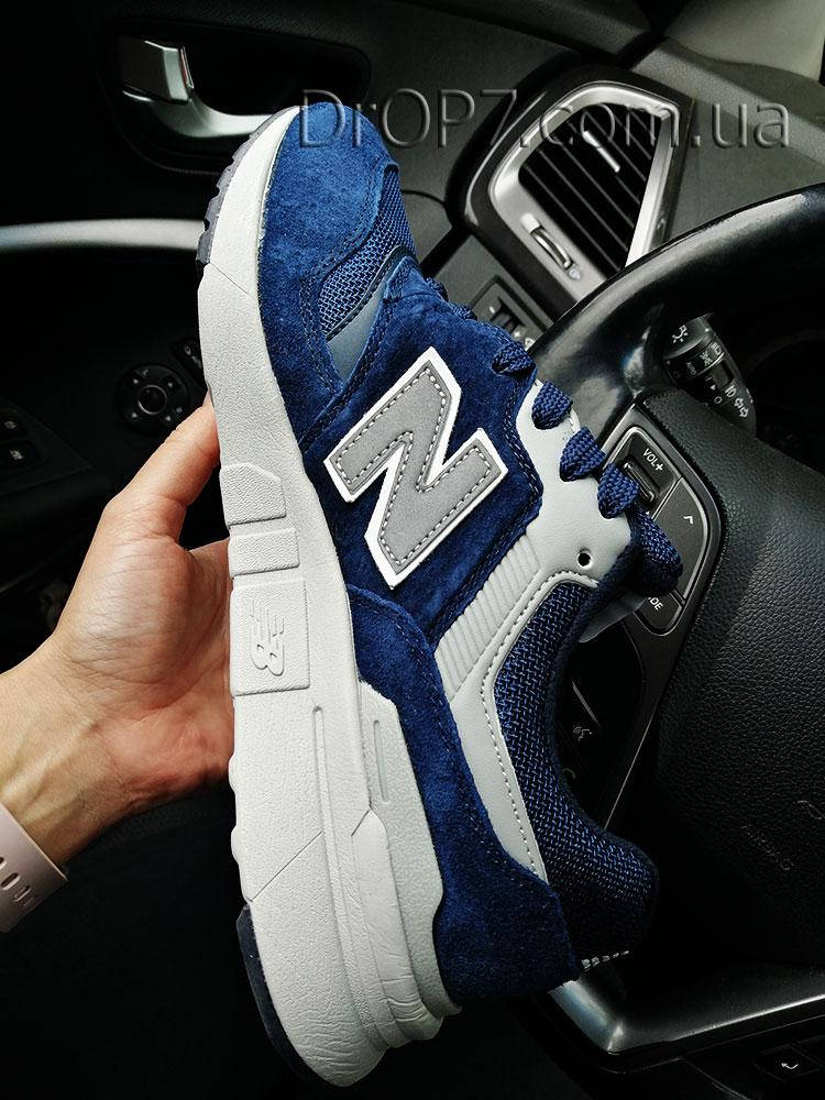 

Мужские кроссовки в стиле NEW BALANCE 997H BLUE, Синий