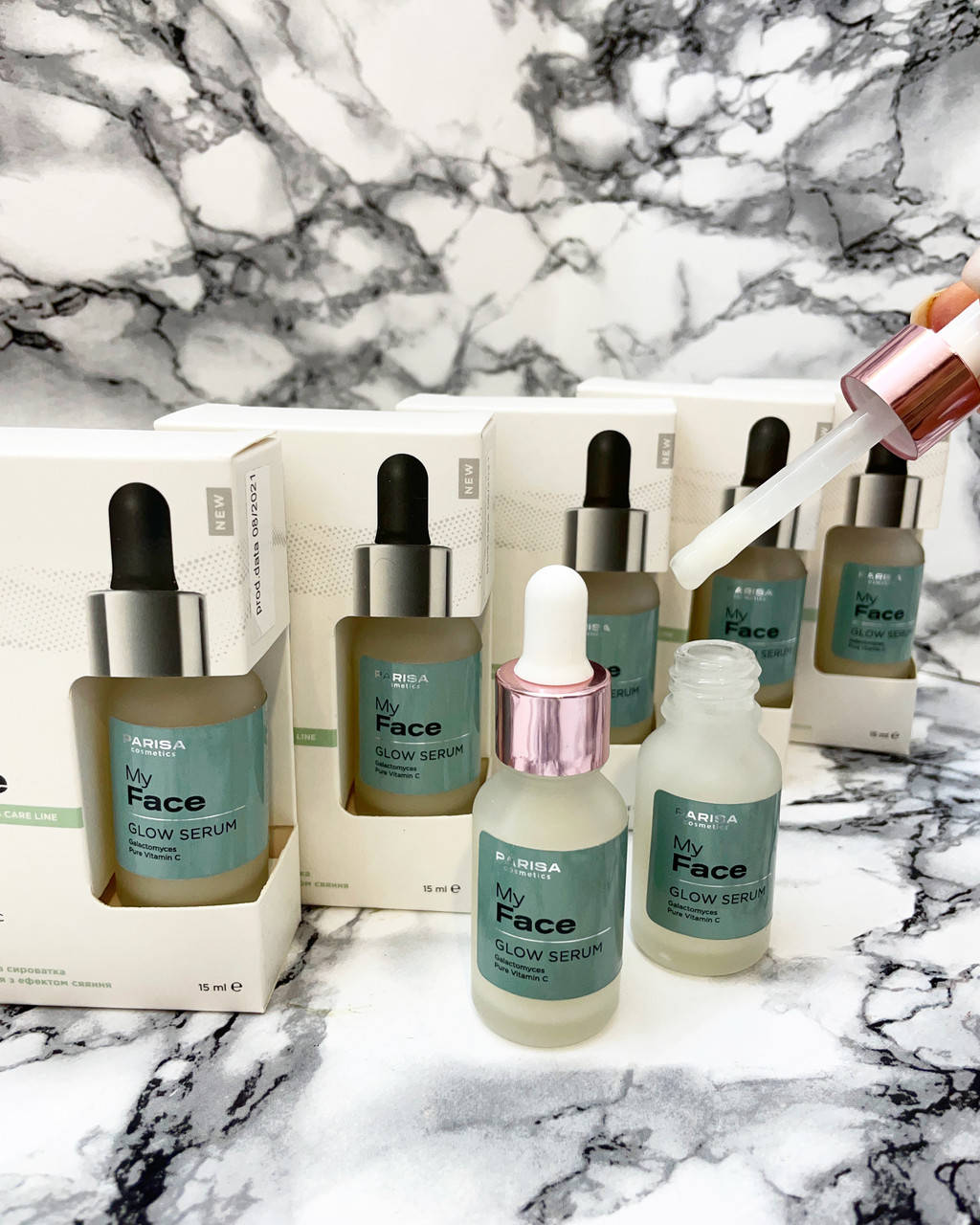 

Сыворотка для лица с эффектом сияния parisa cosmetics my face glow serum
