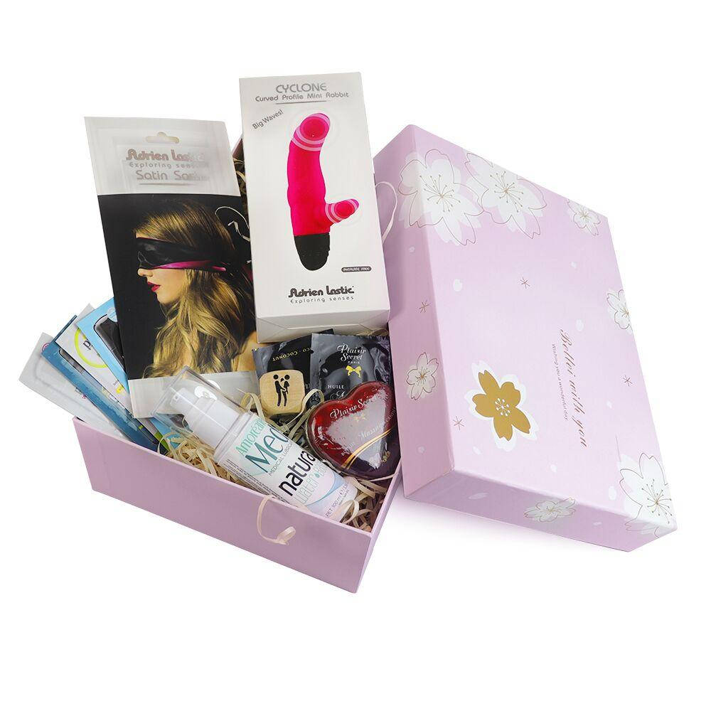 

Подарочный набор “Эротичный циклон” - шикарный подарок для девушки 18+, Розовый