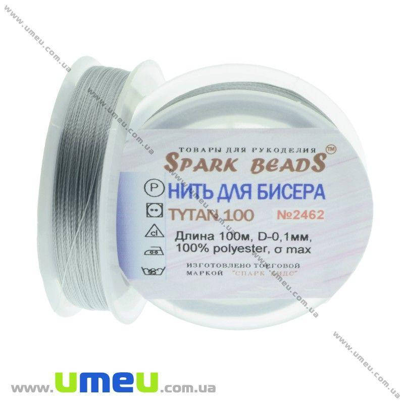 

Нить для бисера Титан 100, Пепельно-серая №2462, 100 м (MUL-020523)