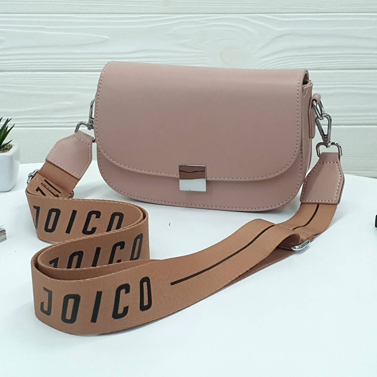 

Сумка жіноча M&JJ Рожевий 21х14х9 см (4390), Розовый